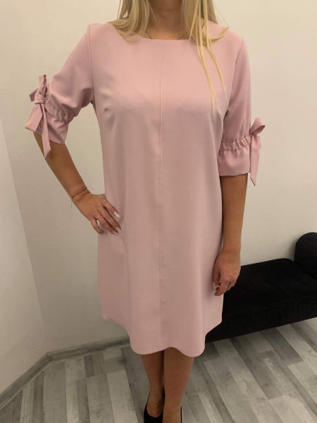 MALINKA PROSTA SUKIENKA  DO KOLAN RÓŻOWA 1D2917