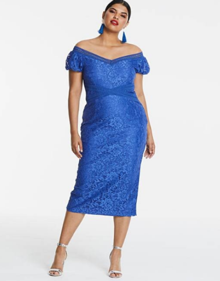 MIDI SUKIENKA OŁÓWKOWA Z KORONKI CHABROWA 1D2459